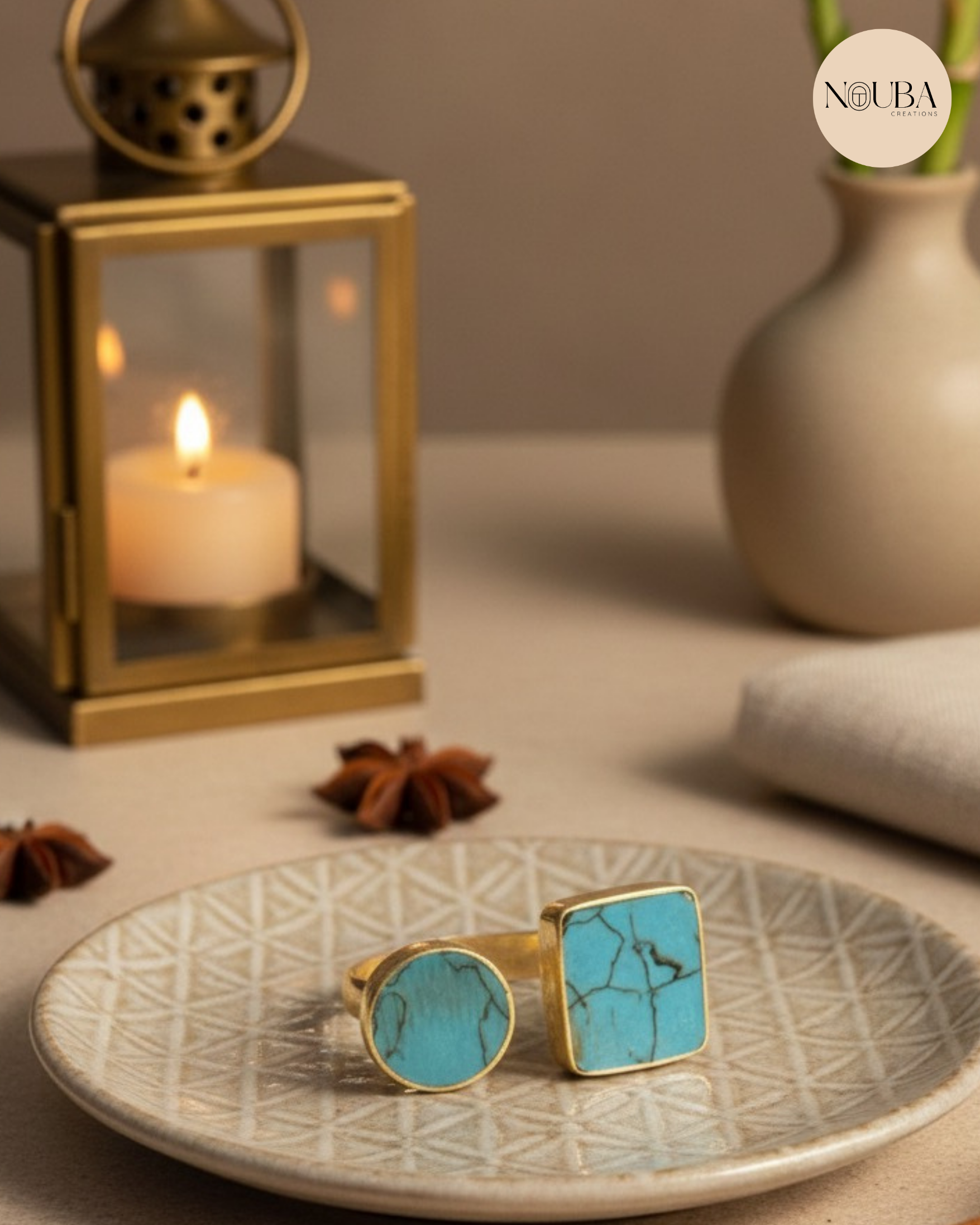 Bague Argent 925 Turquoise – Pierre Naturelle | Bijou Oriental Artisanal